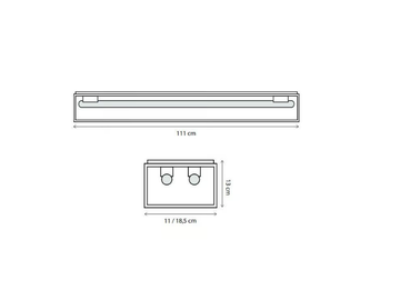 VITRINE PETITE LINESTRA - Brass pendant lamp by Authentage Lighting - view 3